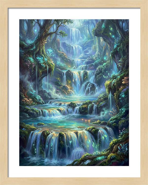 Cascading Waterfall Serenity