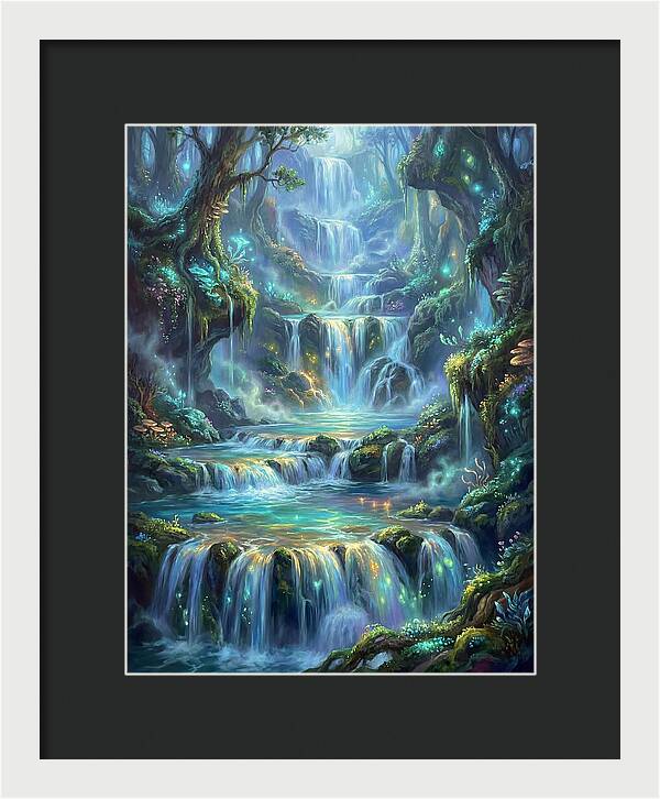 Cascading Waterfall Serenity