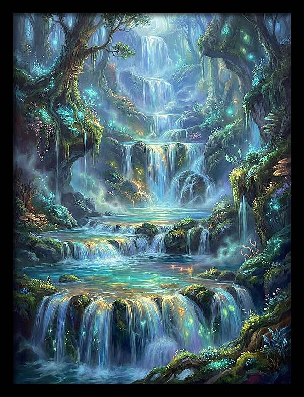 Cascading Waterfall Serenity
