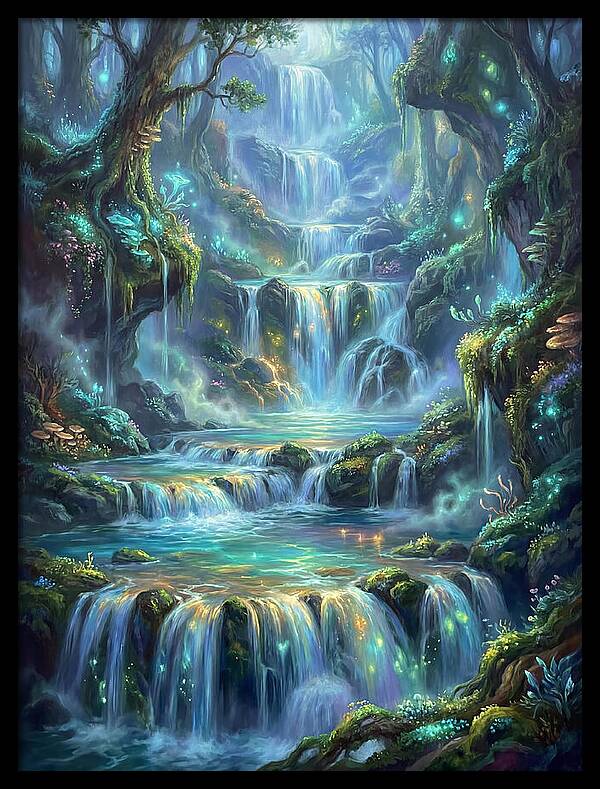 Cascading Waterfall Serenity