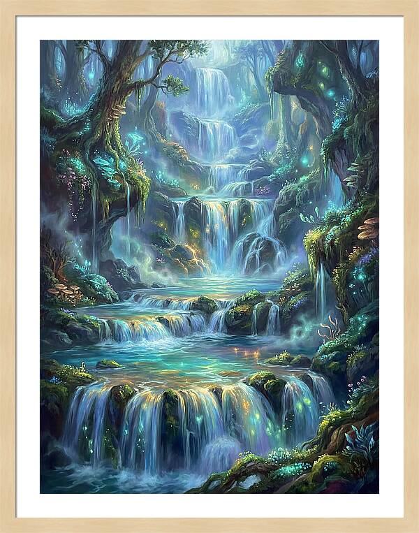 Cascading Waterfall Serenity