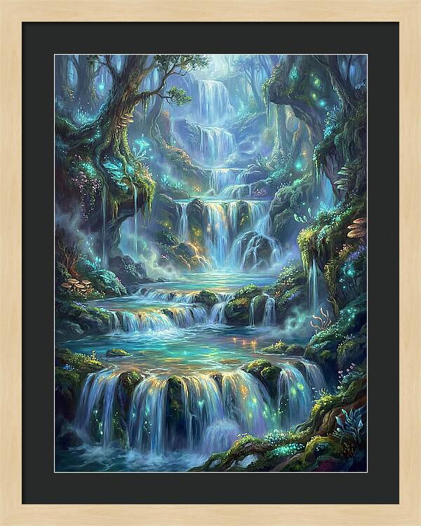 Cascading Waterfall Serenity
