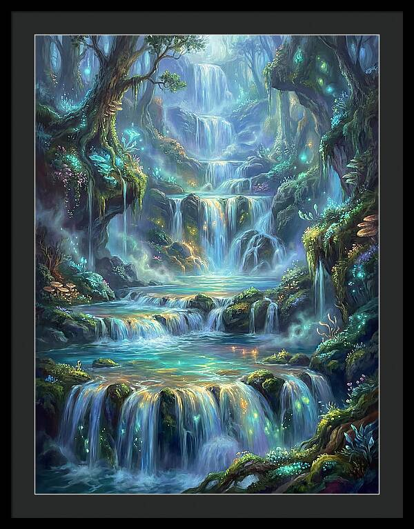 Cascading Waterfall Serenity