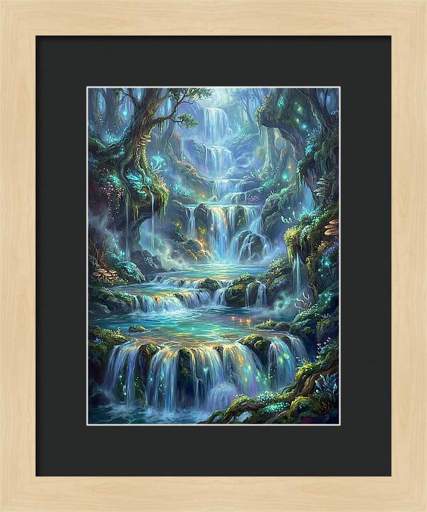 Cascading Waterfall Serenity