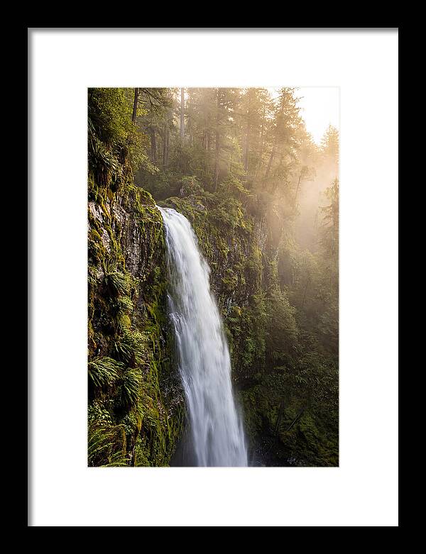 Cascading Waters Of Multnomah Falls