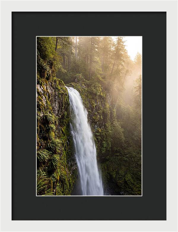 Cascading Waters Of Multnomah Falls
