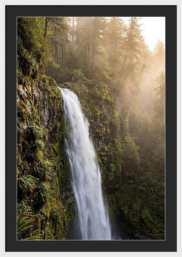 Cascading Waters Of Multnomah Falls