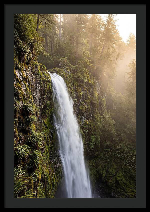 Cascading Waters Of Multnomah Falls