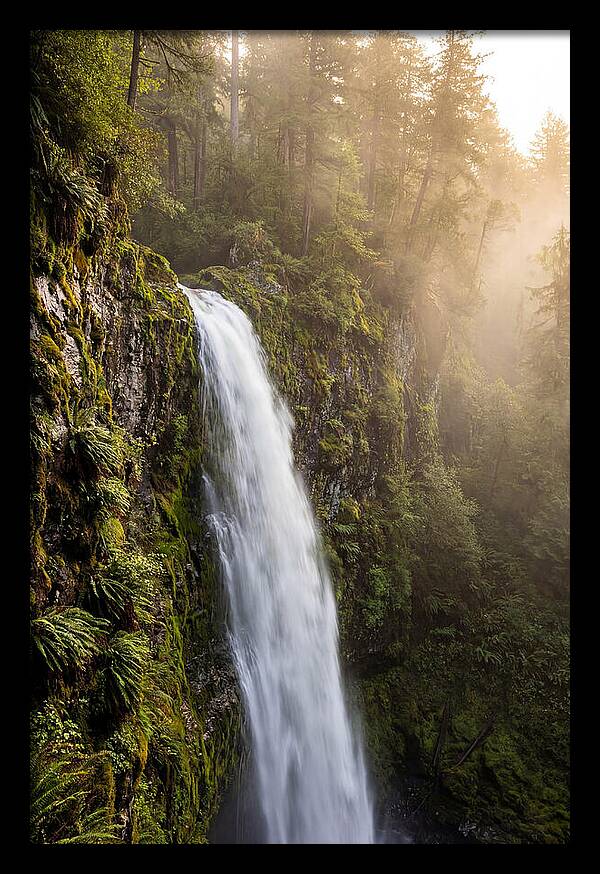 Cascading Waters Of Multnomah Falls