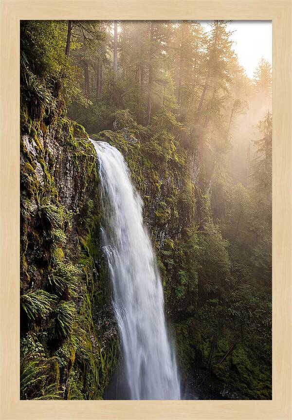 Cascading Waters Of Multnomah Falls
