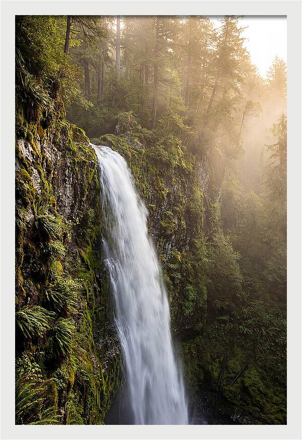 Cascading Waters Of Multnomah Falls
