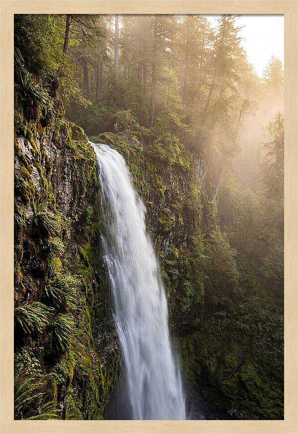 Cascading Waters Of Multnomah Falls