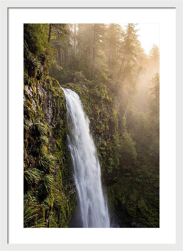 Cascading Waters Of Multnomah Falls