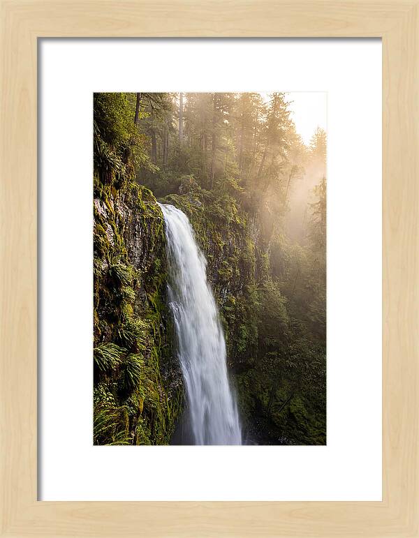 Cascading Waters Of Multnomah Falls