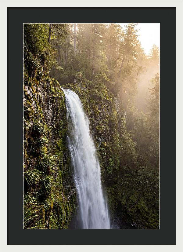 Cascading Waters Of Multnomah Falls