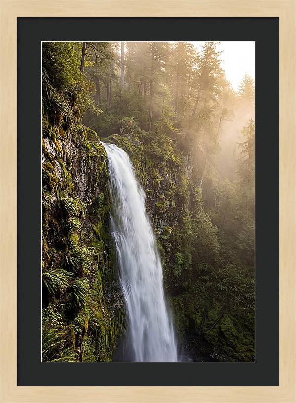 Cascading Waters Of Multnomah Falls