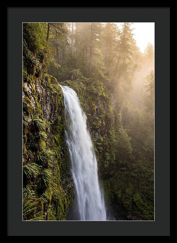 Cascading Waters Of Multnomah Falls