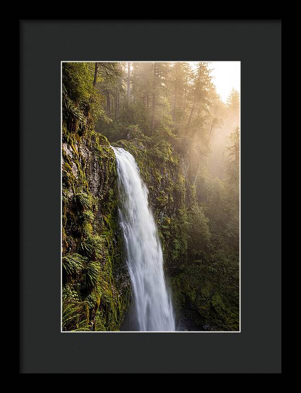 Cascading Waters Of Multnomah Falls