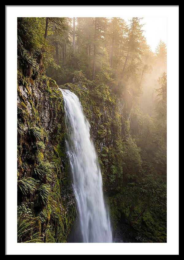 Cascading Waters Of Multnomah Falls