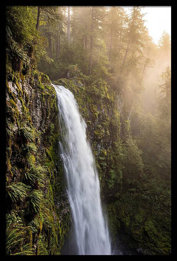 Cascading Waters Of Multnomah Falls
