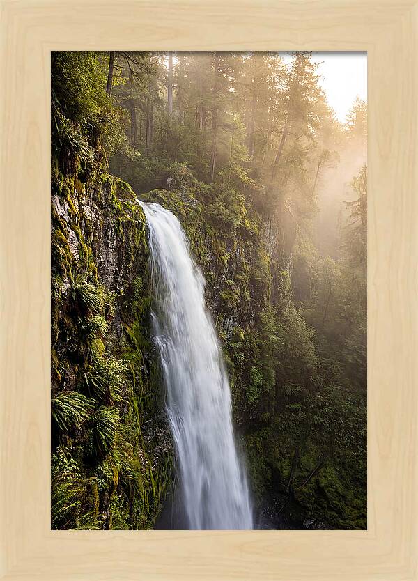 Cascading Waters Of Multnomah Falls