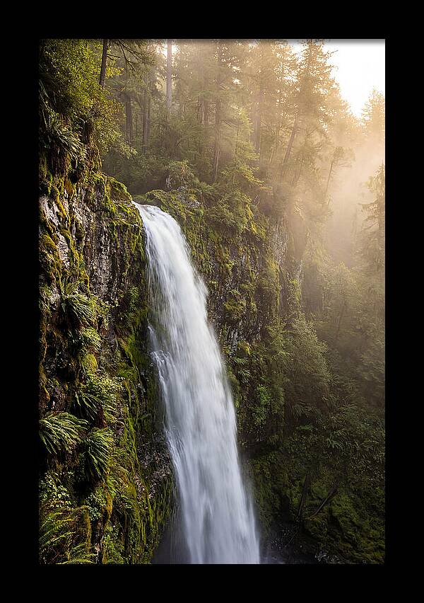 Cascading Waters Of Multnomah Falls