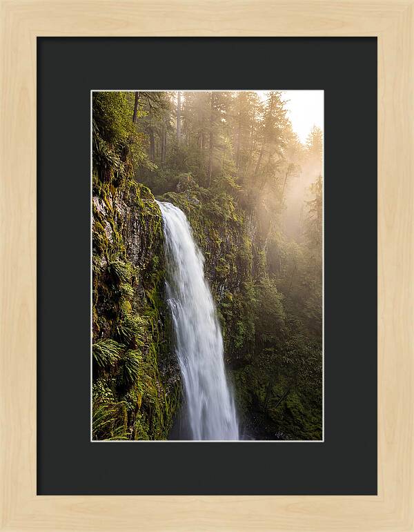 Cascading Waters Of Multnomah Falls