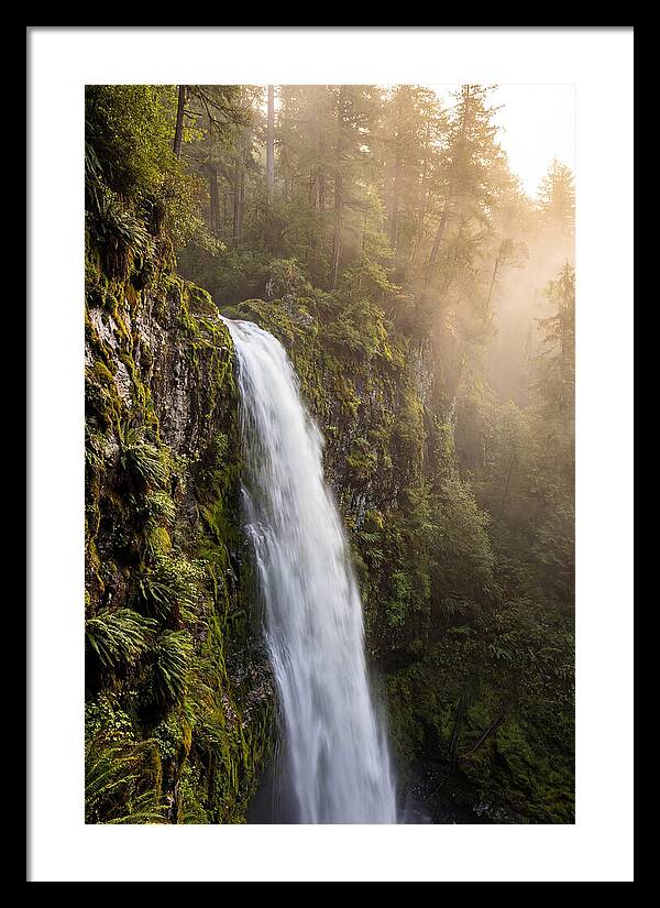 Cascading Waters Of Multnomah Falls