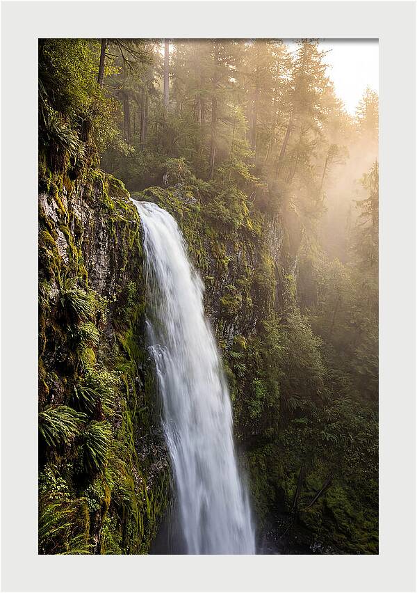Cascading Waters Of Multnomah Falls