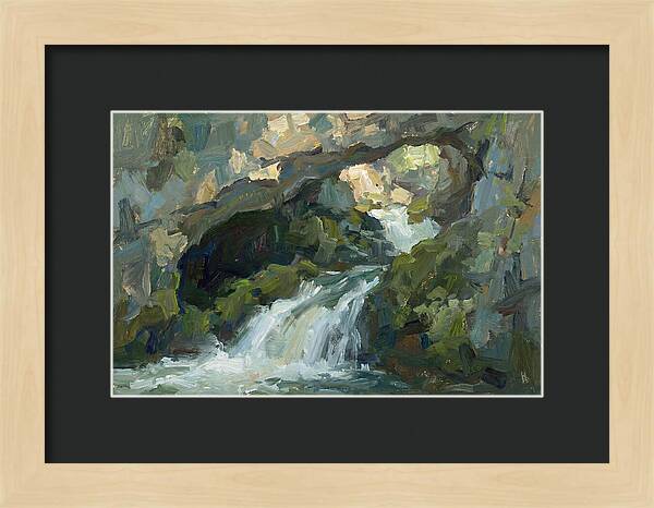 Cascading Waters Within Stone