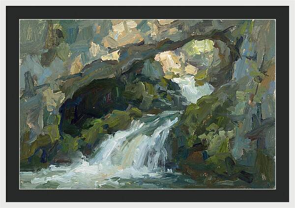 Cascading Waters Within Stone