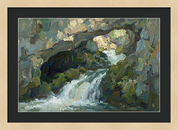 Cascading Waters Within Stone