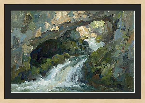 Cascading Waters Within Stone