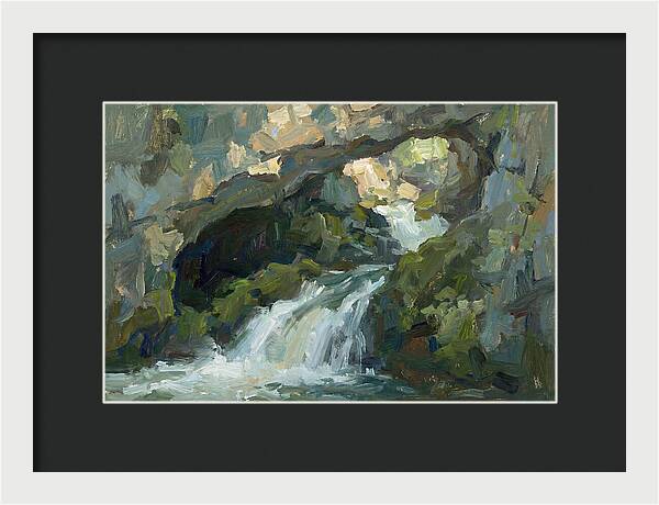 Cascading Waters Within Stone