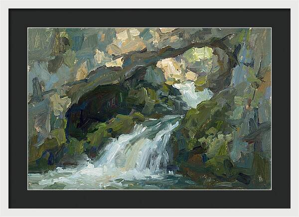 Cascading Waters Within Stone