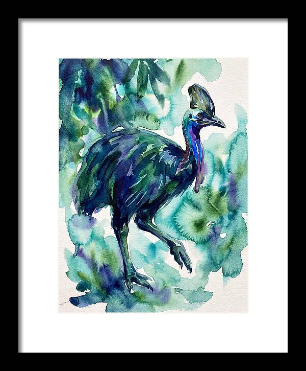 Cassowary Among Lush Greens