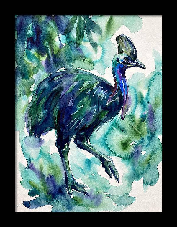 Cassowary Among Lush Greens