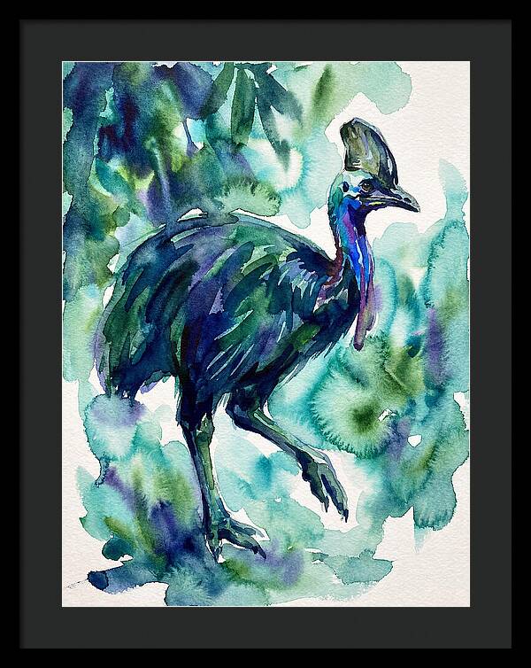 Cassowary Among Lush Greens