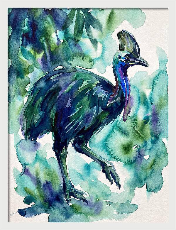 Cassowary Among Lush Greens