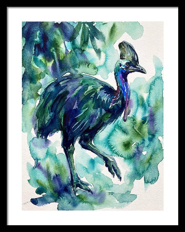 Cassowary Among Lush Greens