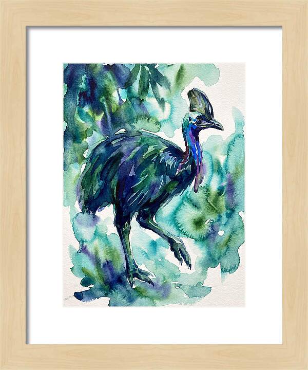 Cassowary Among Lush Greens