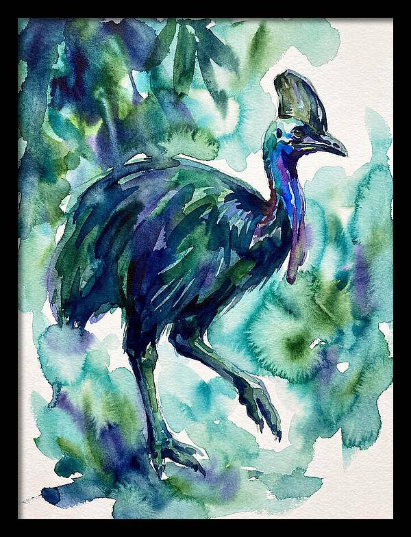 Cassowary Among Lush Greens