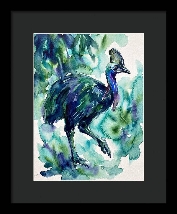 Cassowary Among Lush Greens