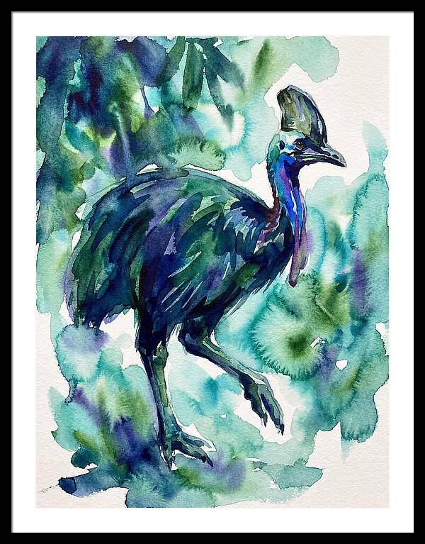 Cassowary Among Lush Greens