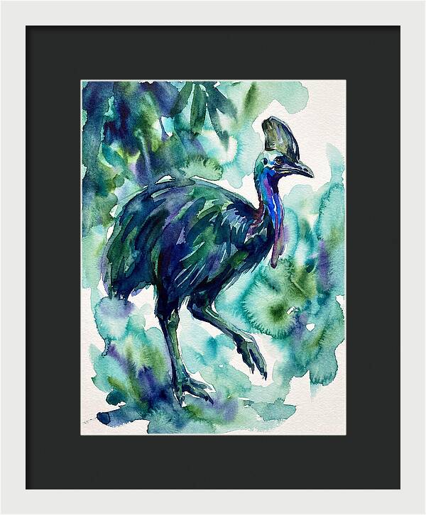 Cassowary Among Lush Greens