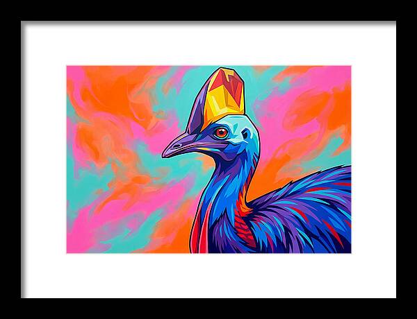 Cassowary Crowned In Color