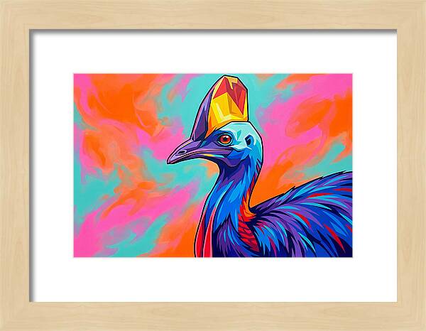 Cassowary Crowned In Color