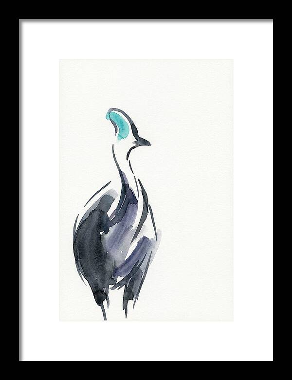 Cassowary In Minimalist Style