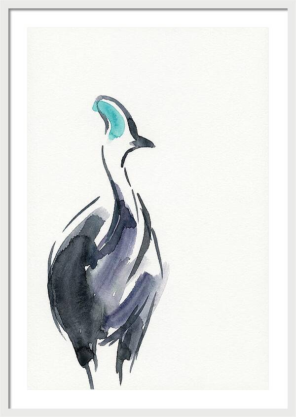 Cassowary In Minimalist Style