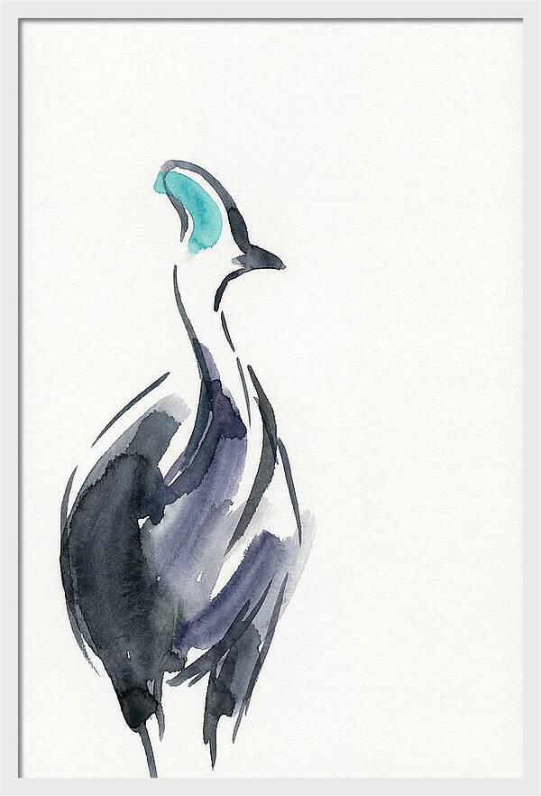 Cassowary In Minimalist Style